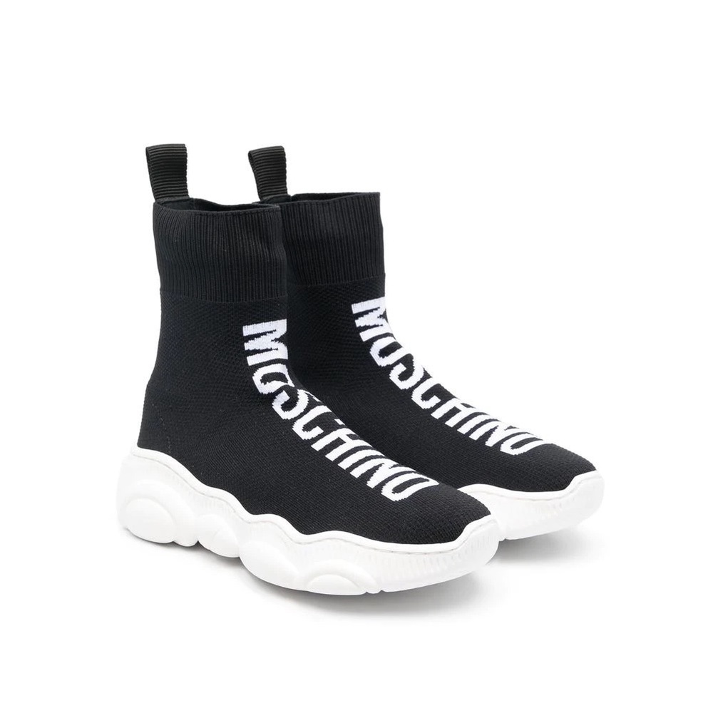 Moschino Toddler Jacquard sock shoes BRAND NEW